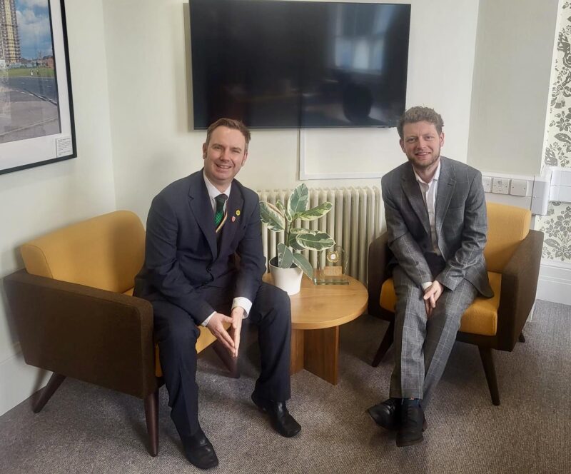 Tom with Connor Rand MP