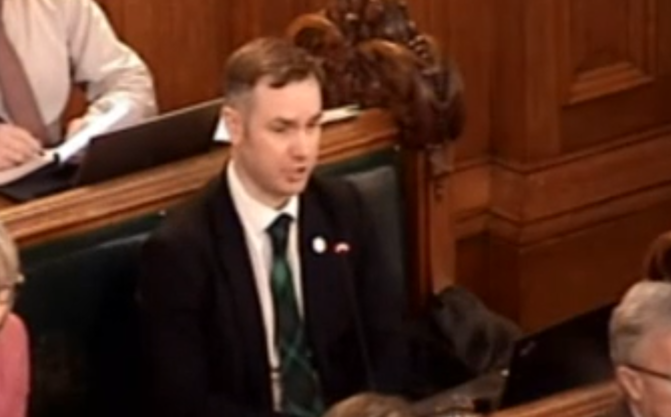 Tom at Friday's meeting of Greater Manchester Combined Authority