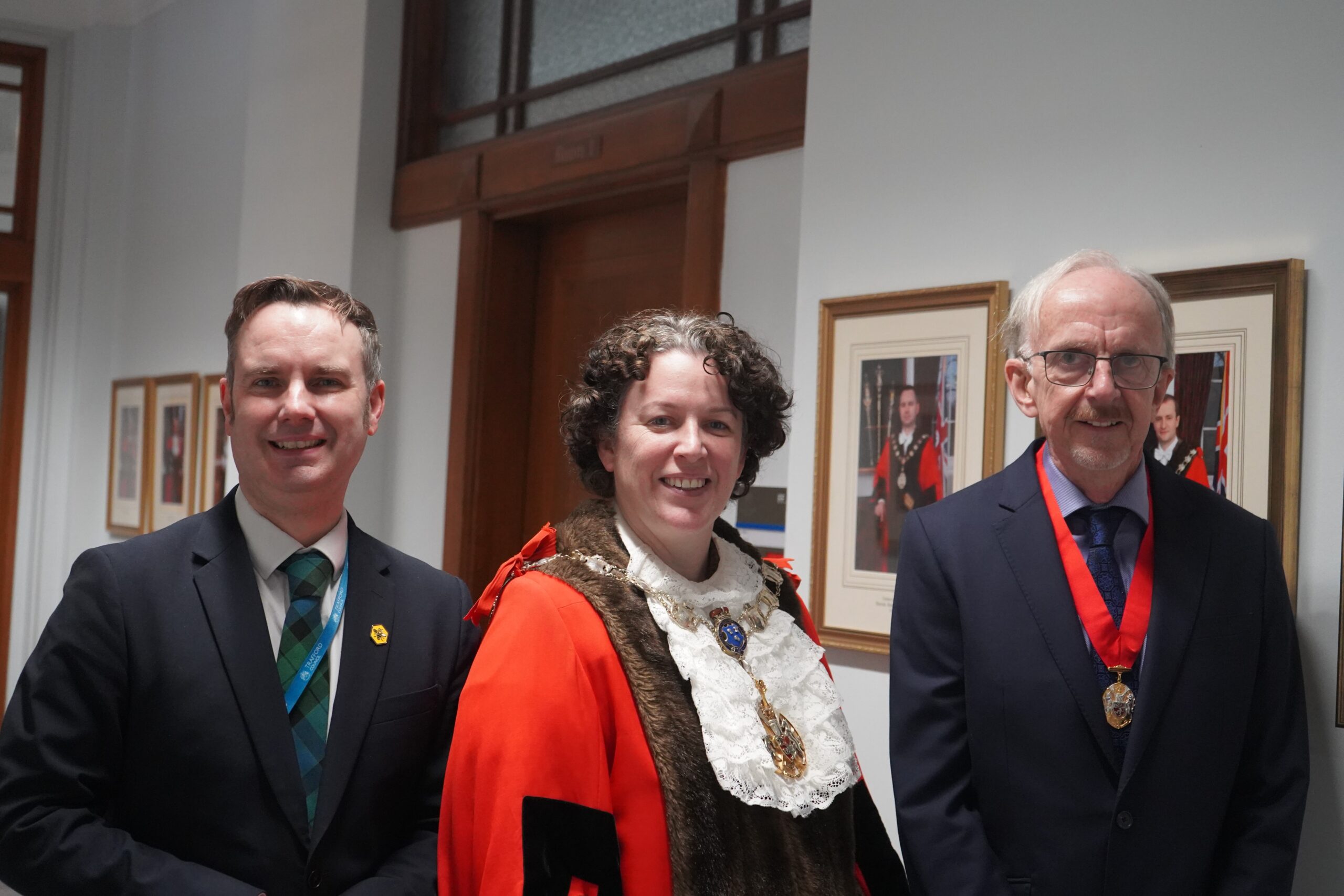 A welcome return of Honorary Alderman Laurence Walsh to the Town Hall