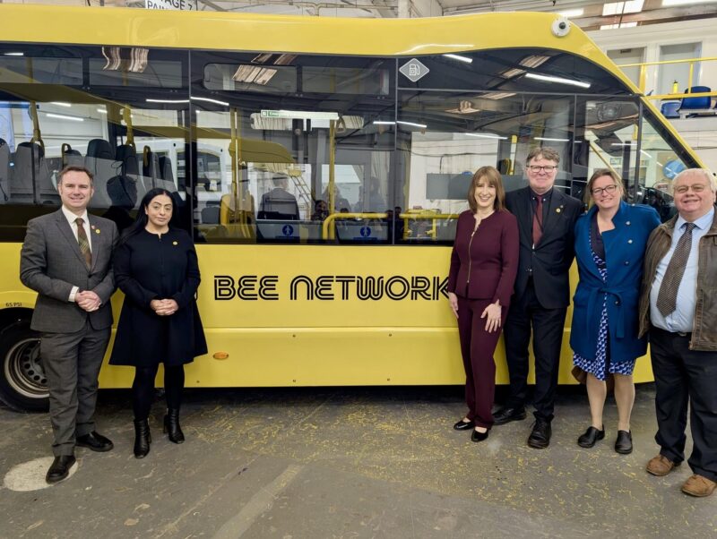 Tom with GM colleagues & Chancellor Rachel Reeves