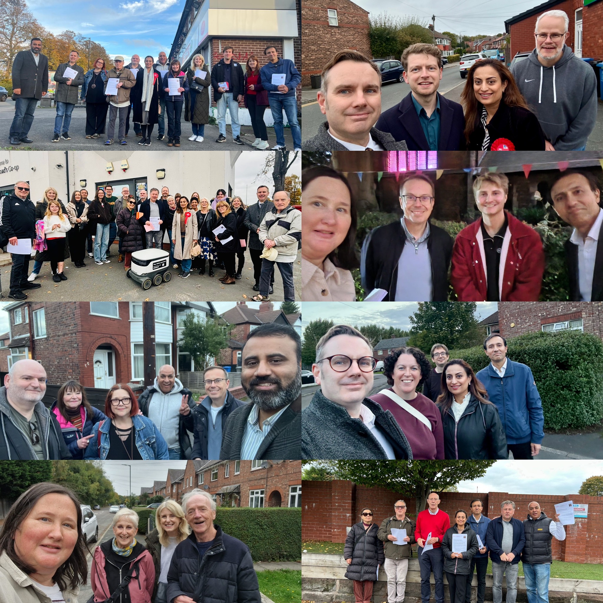 A selection of campaign photos from Broadheath