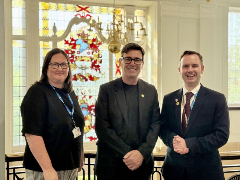 Liz Patel, Andy Burnham, Tom Ross